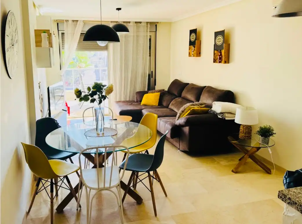 Living room of Flat for sale in Dénia  with Air Conditioner, Heating and Terrace