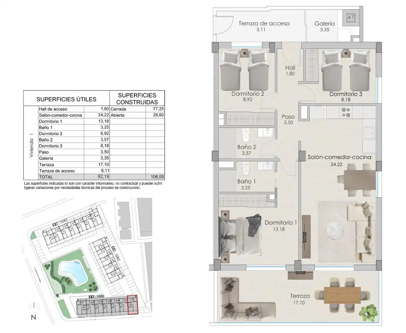 Flat with pool for sale in Santa Pola ciudad, imagen 22