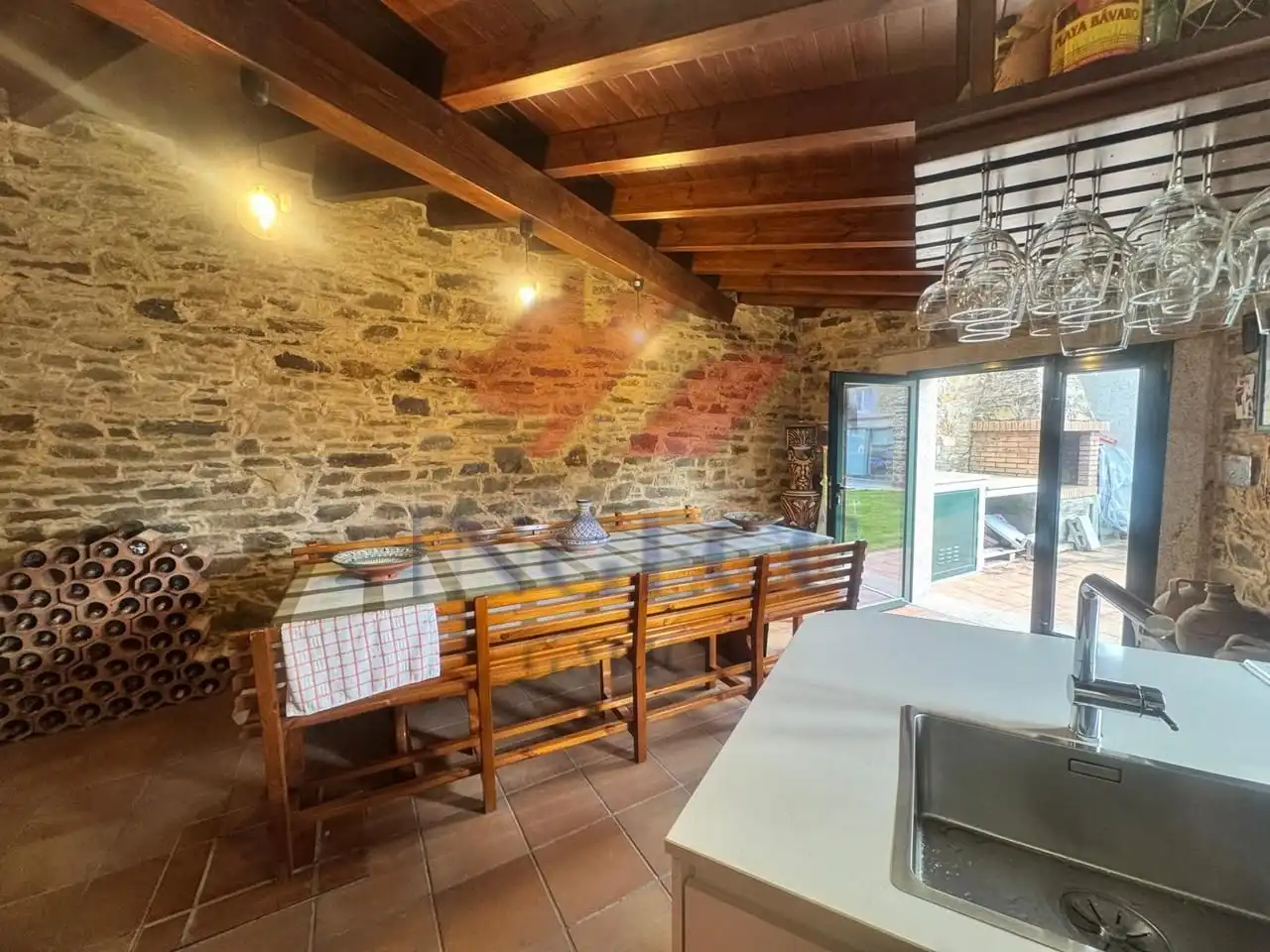 Casa rústica amb terrassa en venda a Leduzo, imagen 33