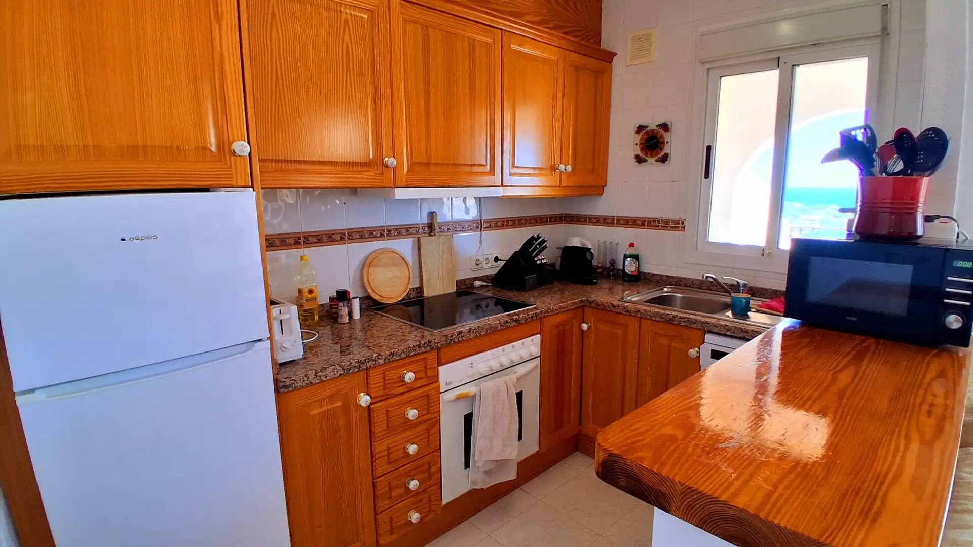 Cocina de Casa o chalet en venta en Calpe / Calp con Aire acondicionado, Calefacción y Terraza