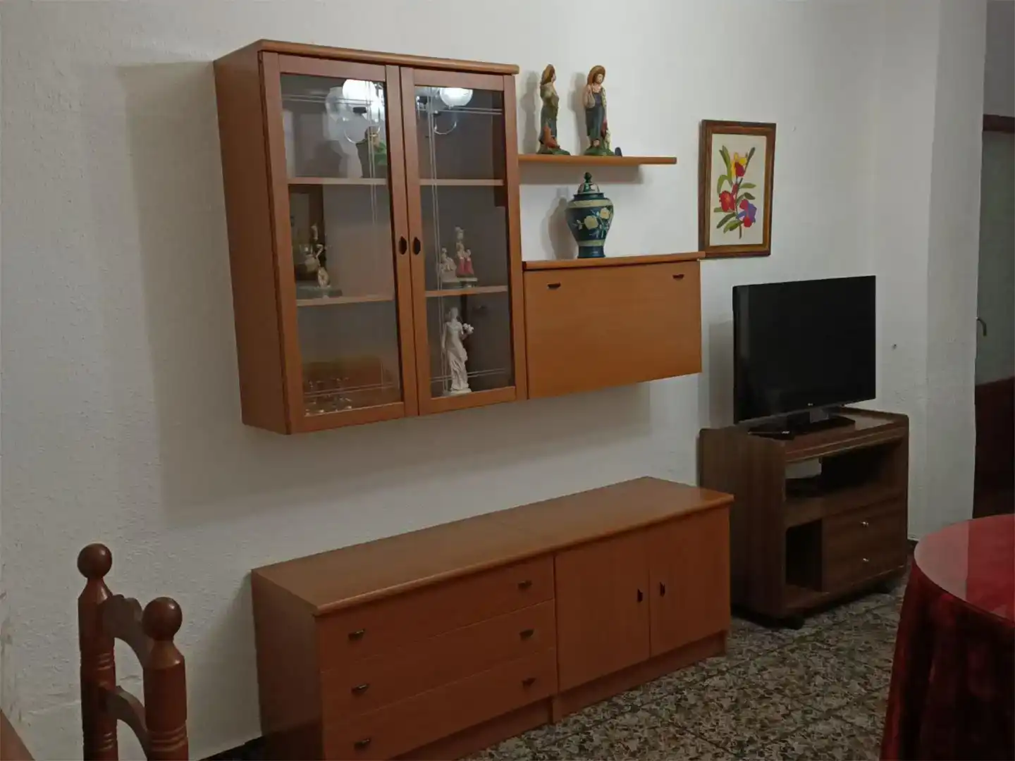 Sala d'estar de Casa adosada en venda en Hellín