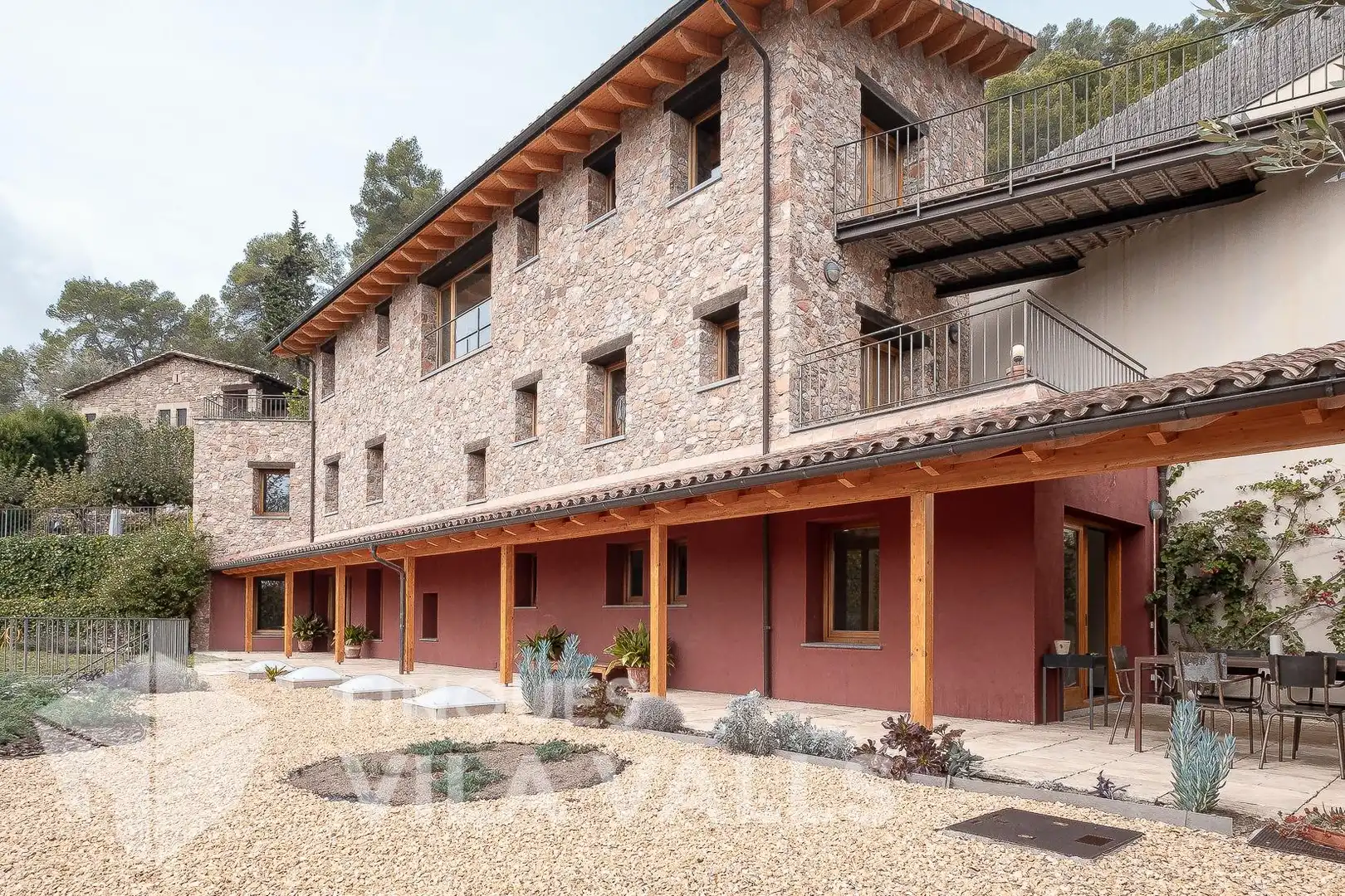 Vista exterior de Casa o chalet en venta en Gallifa con Aire acondicionado, Calefacción y Jardín privado