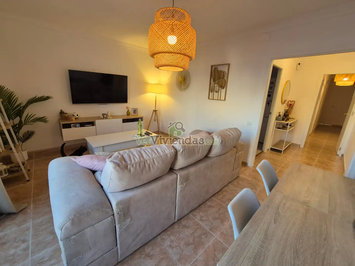 Sala de estar de Piso en venta en Sant Pere de Ribes con Aire acondicionado, Horno y Balcón