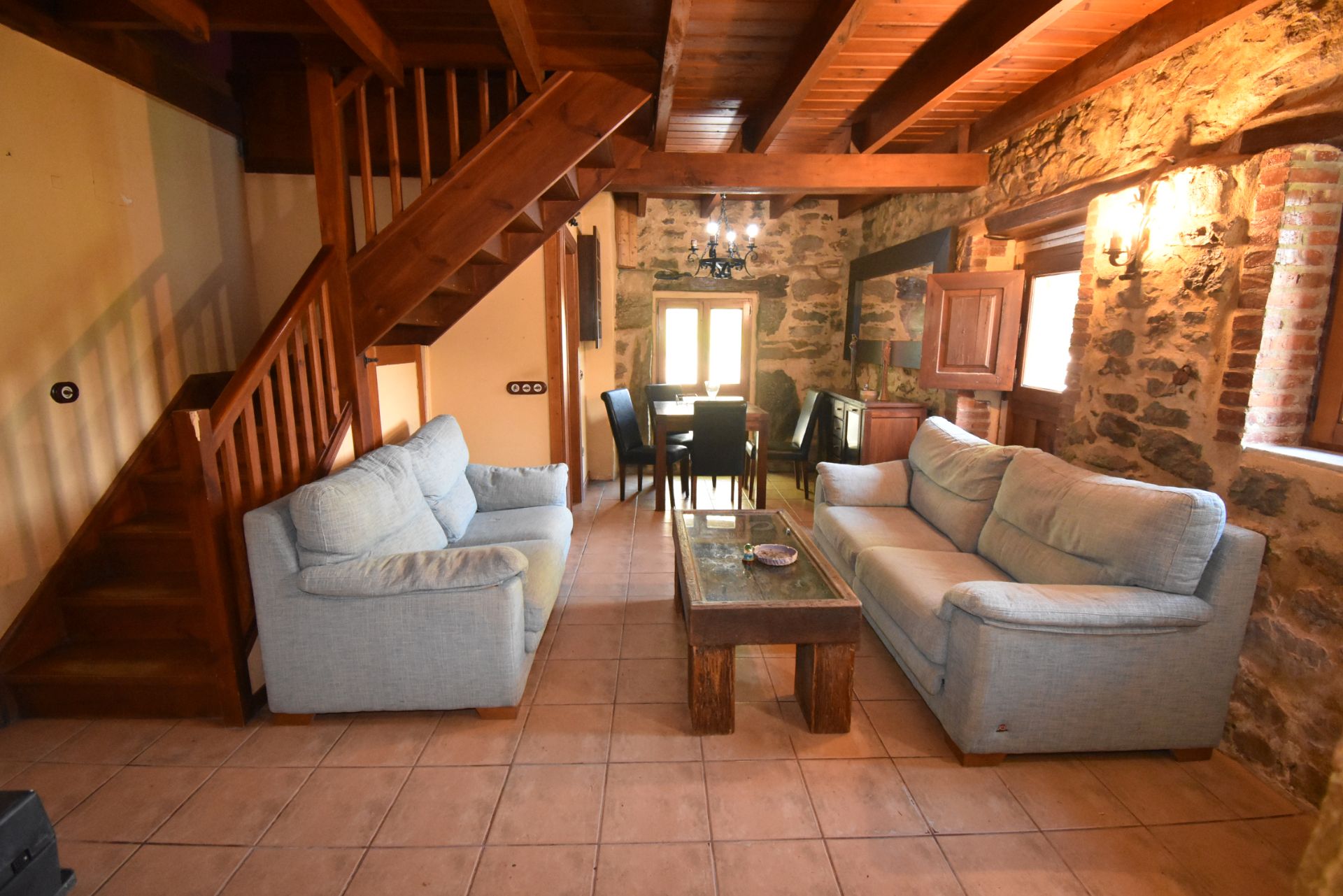 Living room of Single-family semi-detached for sale in Solórzano  with Furnished