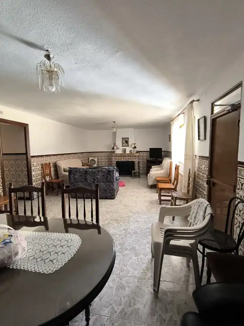 Sala de estar de Casa adosada en venta en El Robledo  