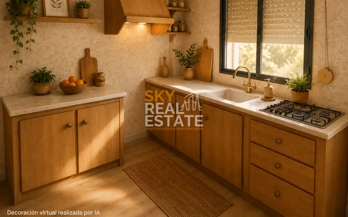 Kitchen of Houses for sale in L'Olleria  with Private garden