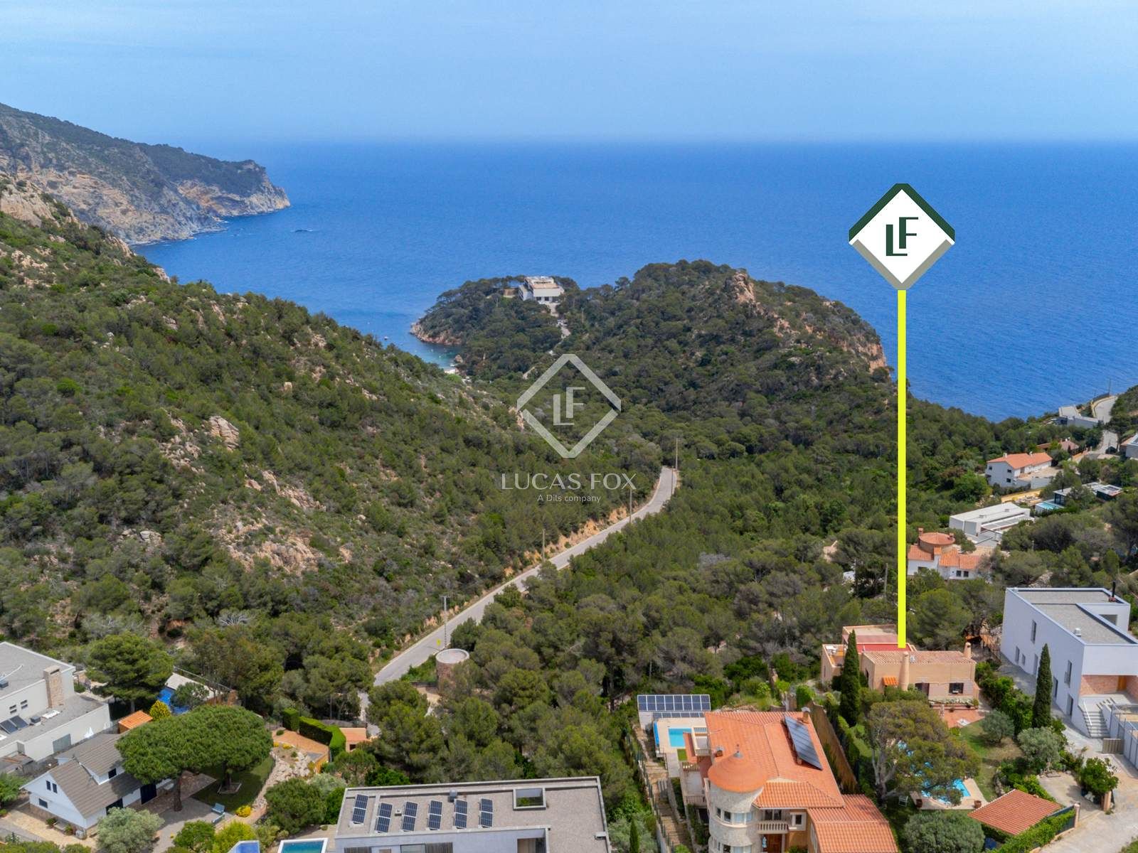 Vista exterior de Casa o xalet en venda en Begur amb Calefacció, Jardí privat i Piscina
