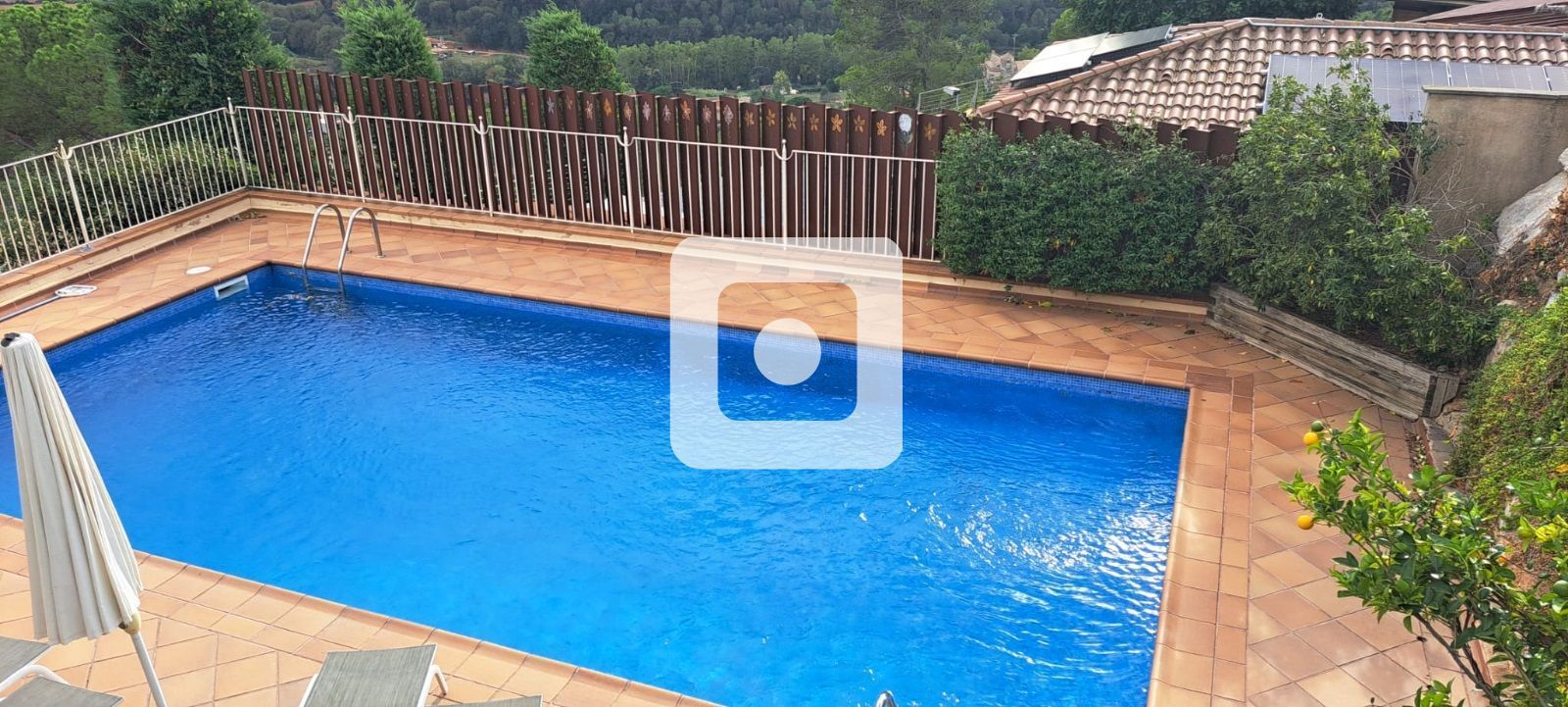Swimming pool of House or chalet for sale in Girona Capital  with Heating, Terrace and Storage room
