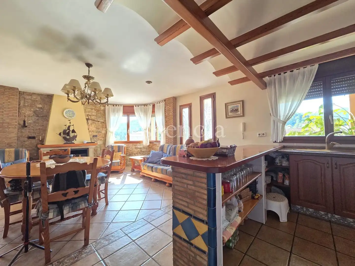 Sala d'estar de Casa o xalet en venda en Alfauir amb Aire condicionat, Jardí privat i Terrassa