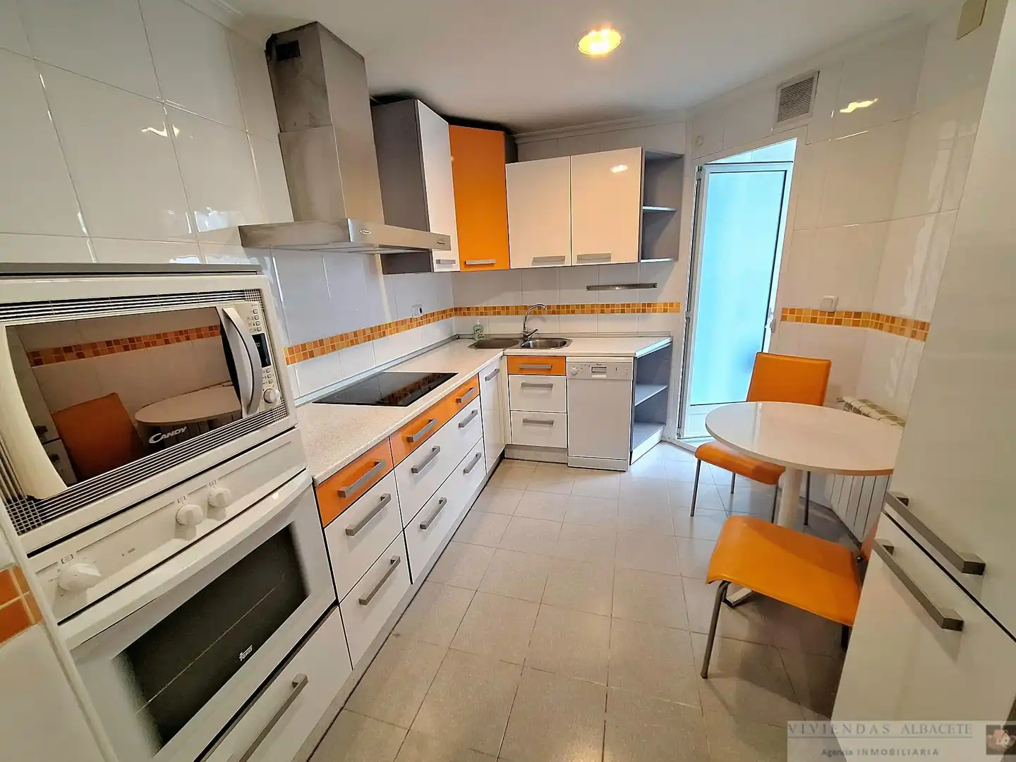 Kitchen of Flat for sale in Albacete  with Air Conditioner, Heating and Furnished