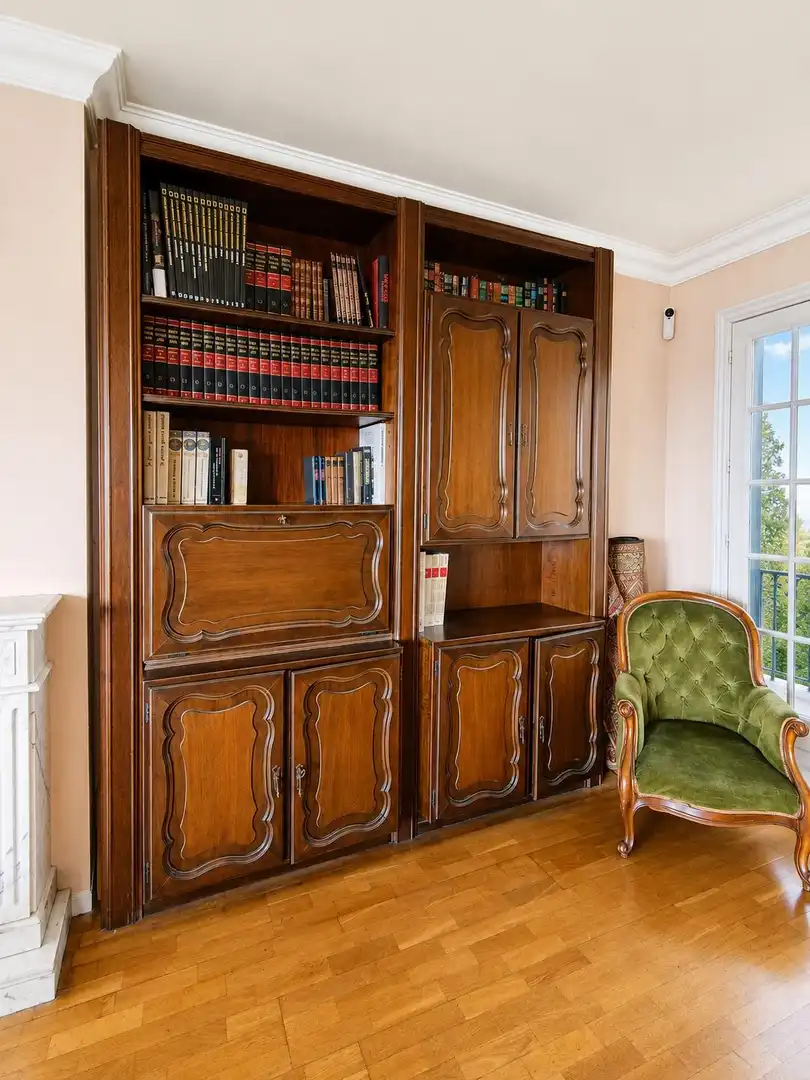 Sala de estar de Piso en venta en Barcelona con Jardín privado y Parquet