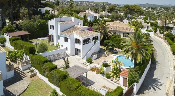 Exterior view of Houses for sale in Jávea / Xàbia  with Swimming Pool