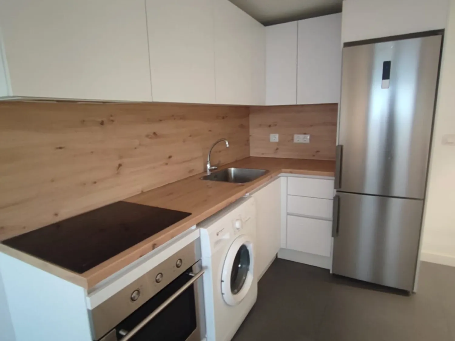 Kitchen of Apartment to rent in  Murcia Capital  with Furnished and Washing machine