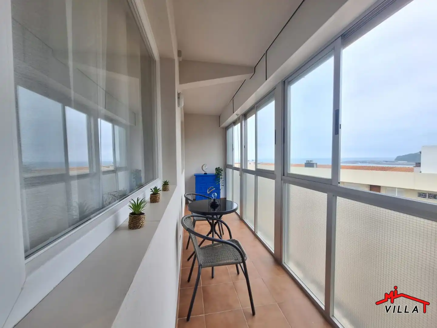Balcony of Attic for rent in Laredo  with Heating, Terrace and Furnished