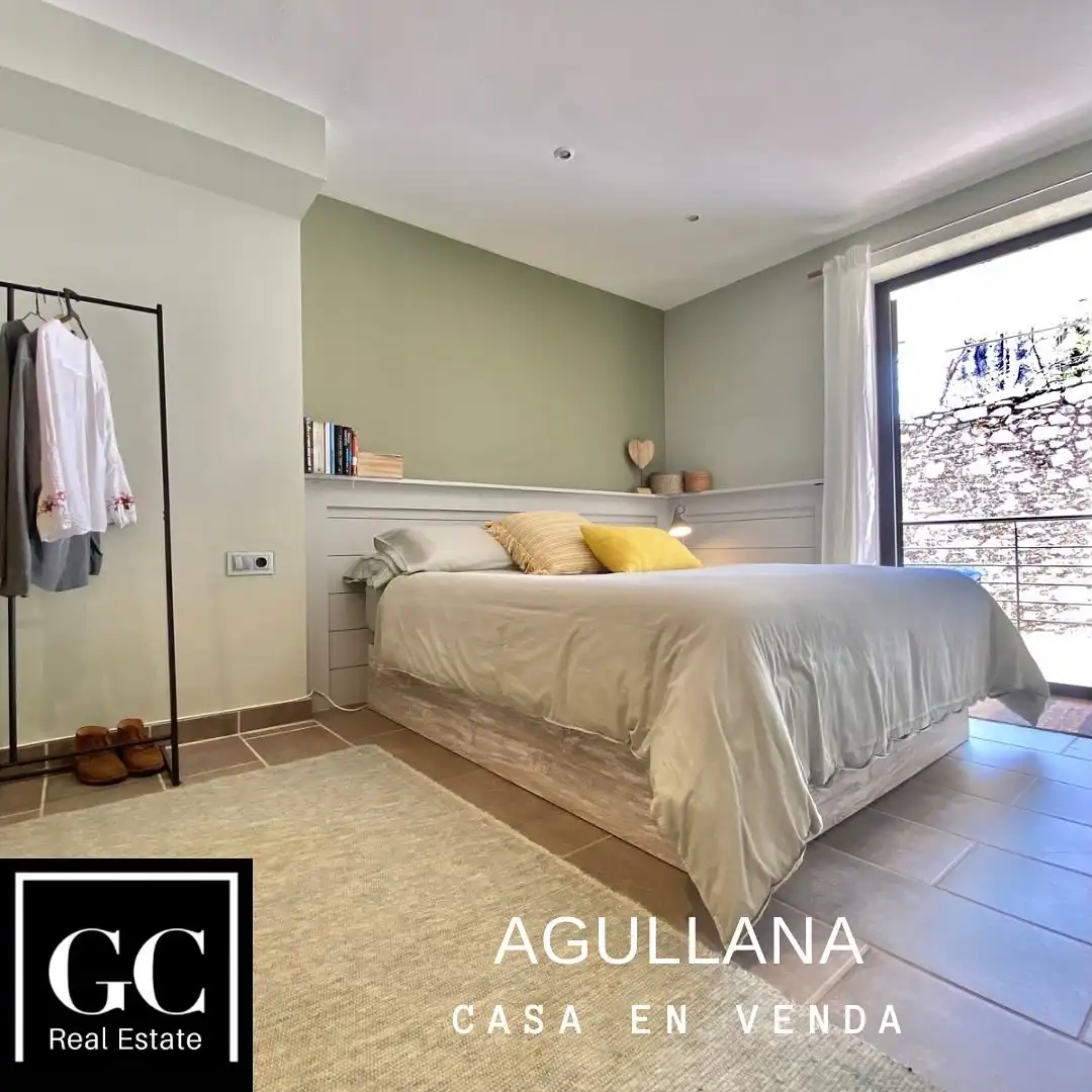 Dormitori de Casa adosada en venda en Agullana amb Calefacció i Terrassa