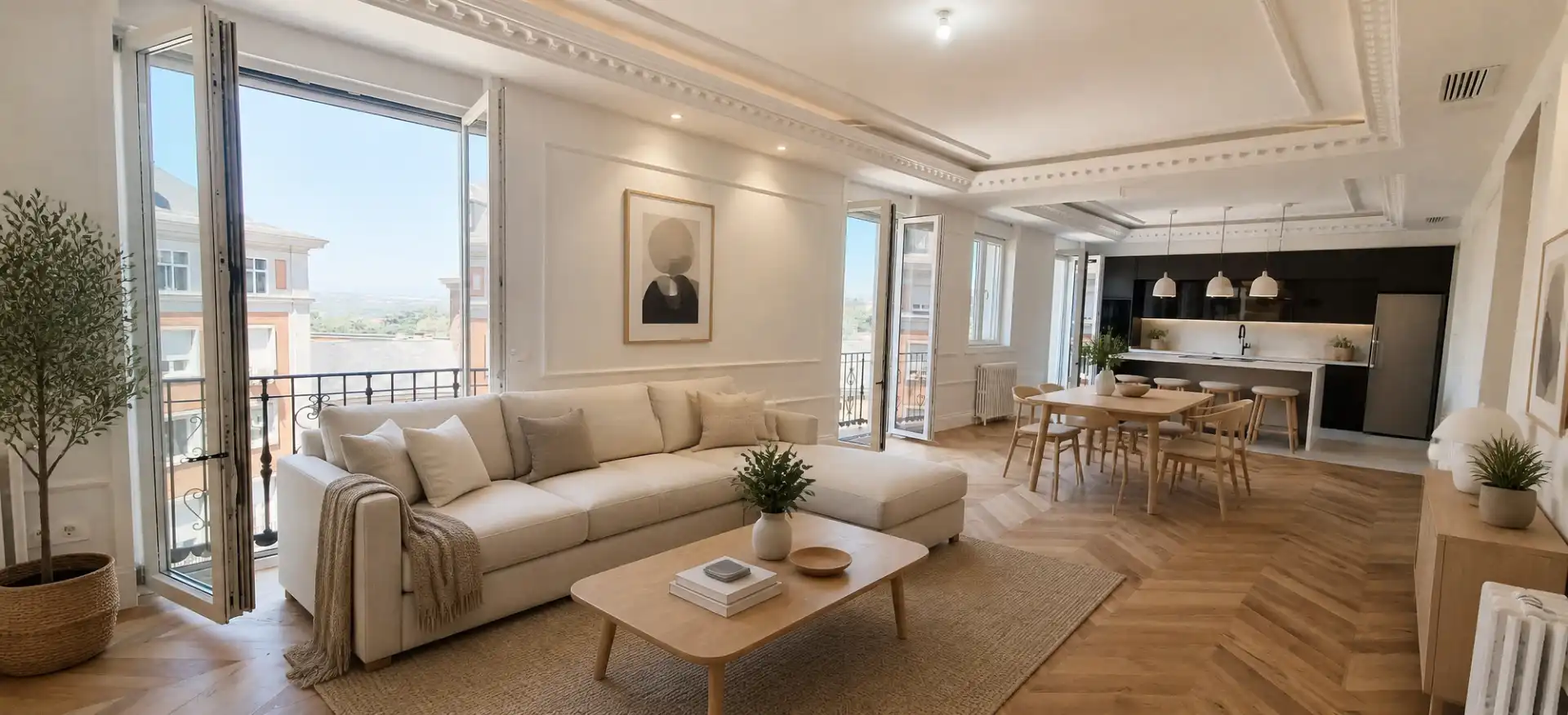 Sala de estar de Piso en venta en Madrid con Aire acondicionado, Calefacción y Trastero