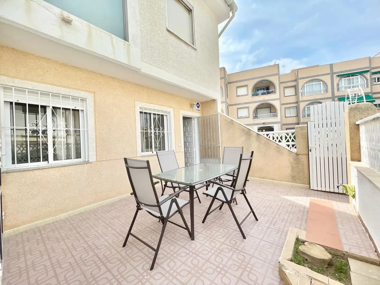 Terrace of Detached homes for rent in San Javier  with Air Conditioner, Furnished and Washing machine