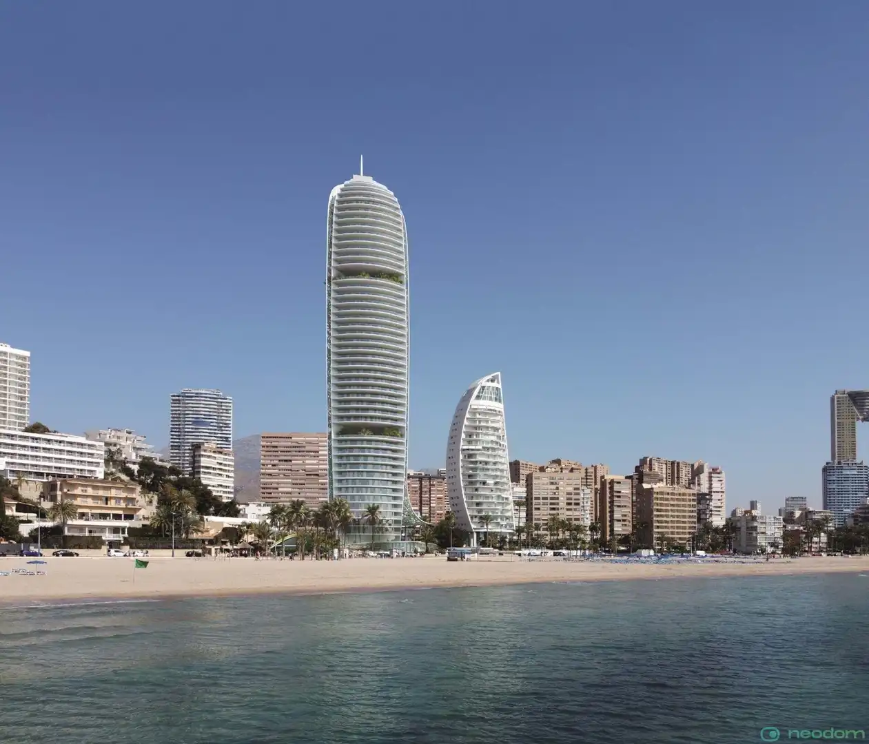 Vista exterior de Pis en venda en Benidorm amb Jacuzzi