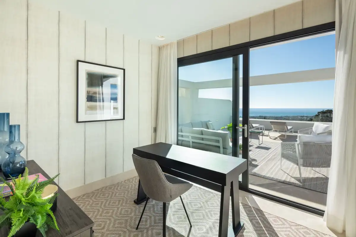 Terrace of Duplexes for sale in Marbella  with Air Conditioner and Community pool