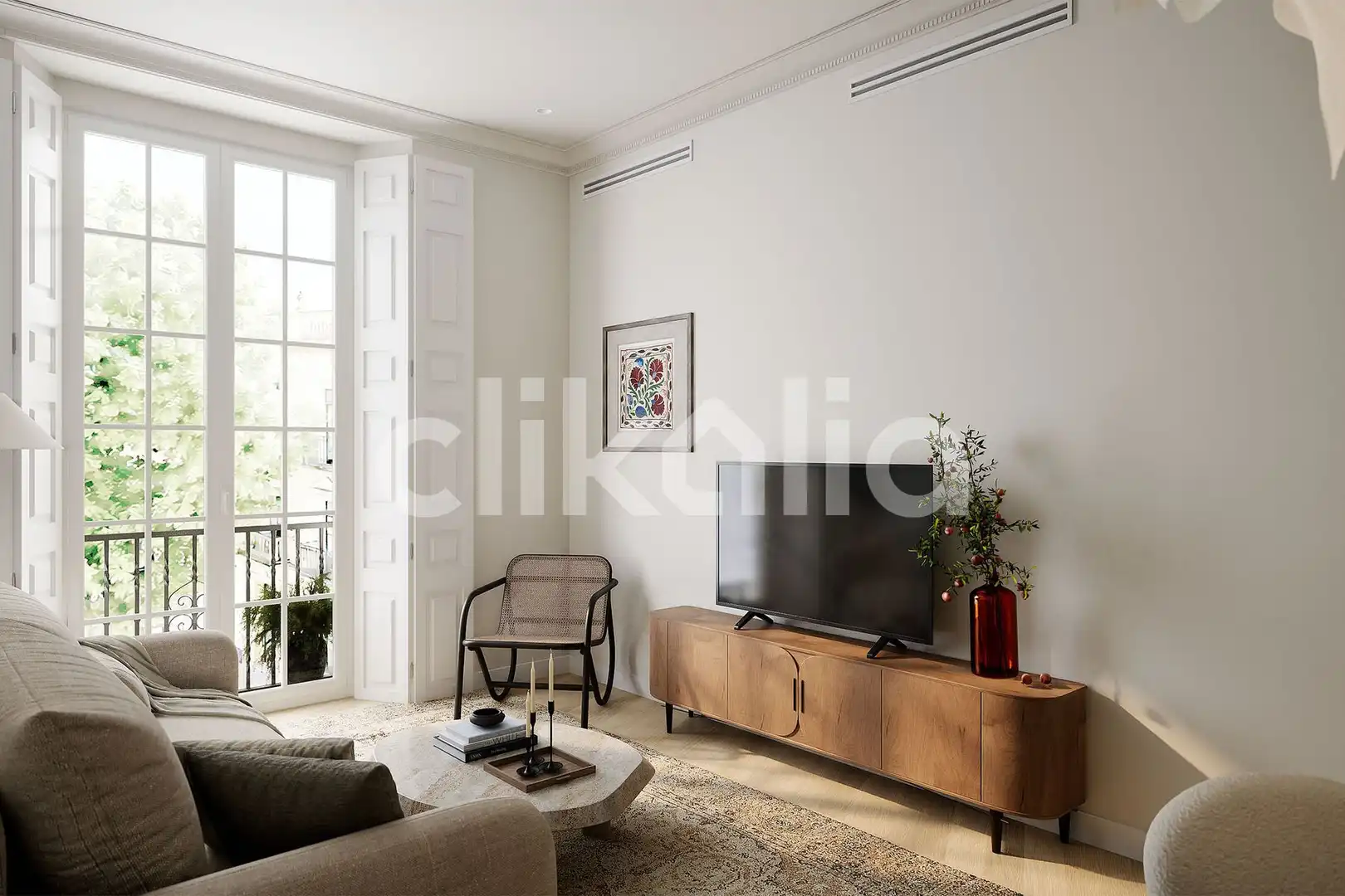 Living room of Flat for sale in Sevilla  with Air Conditioner and Terrace