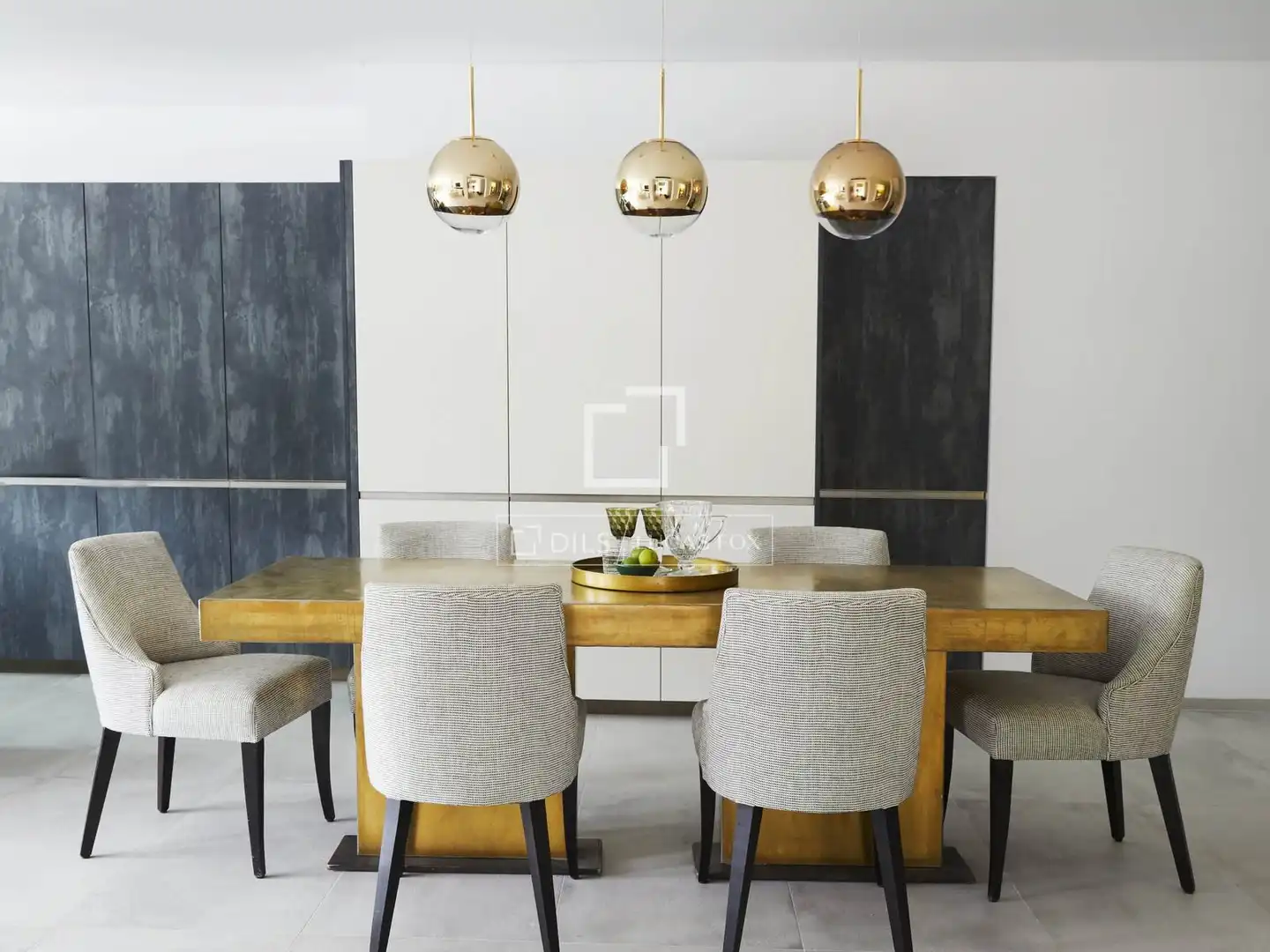 Dining room of Houses for sale in Santa Eulària des Riu  with Air Conditioner, Heating and Private garden