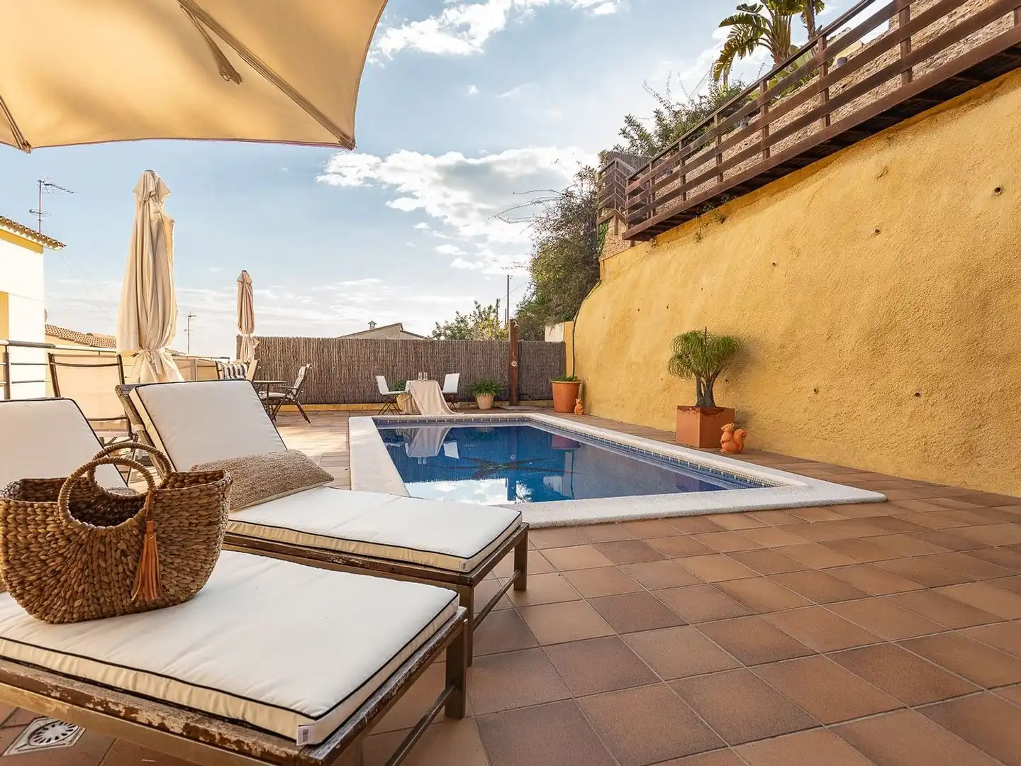 Terraza de Casa o chalet en venta en Santa Susanna con Aire acondicionado, Jardín privado y Terraza