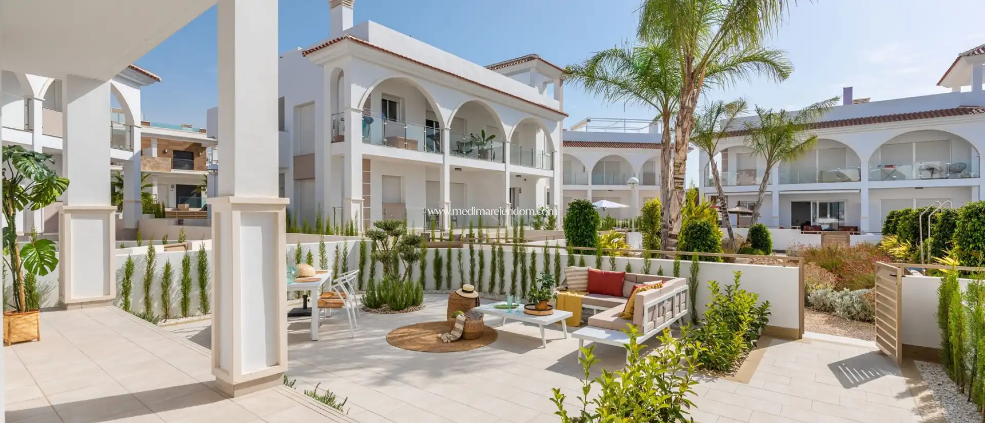 Terraza de Piso en venta en Rojales con Aire acondicionado, Calefacción y Jardín privado