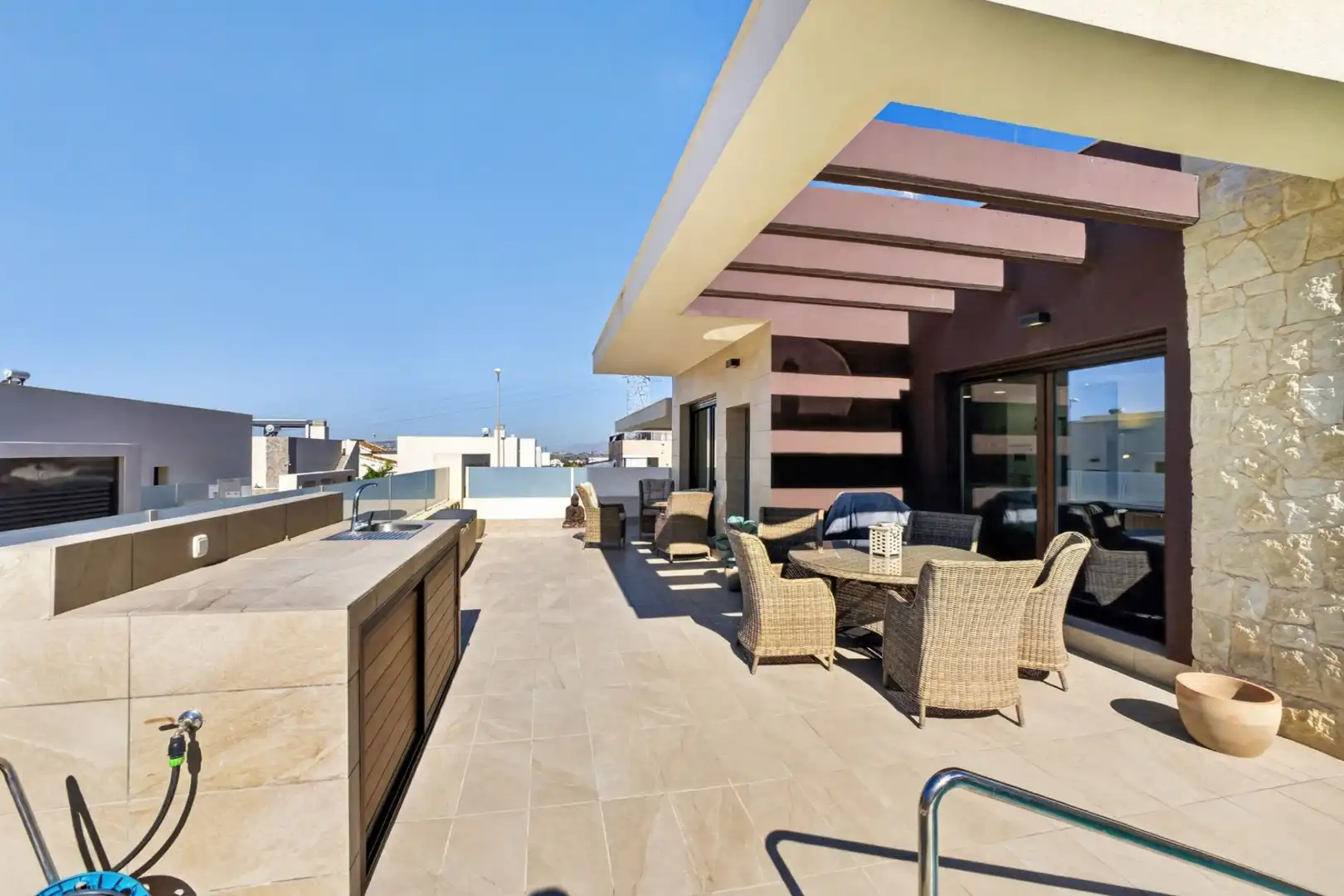 Terraza de Casa o chalet en venta en Rojales con Aire acondicionado, Jardín privado y Terraza