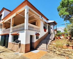 Exterior view of House or chalet for sale in Almonaster la Real  with Terrace and Swimming Pool
