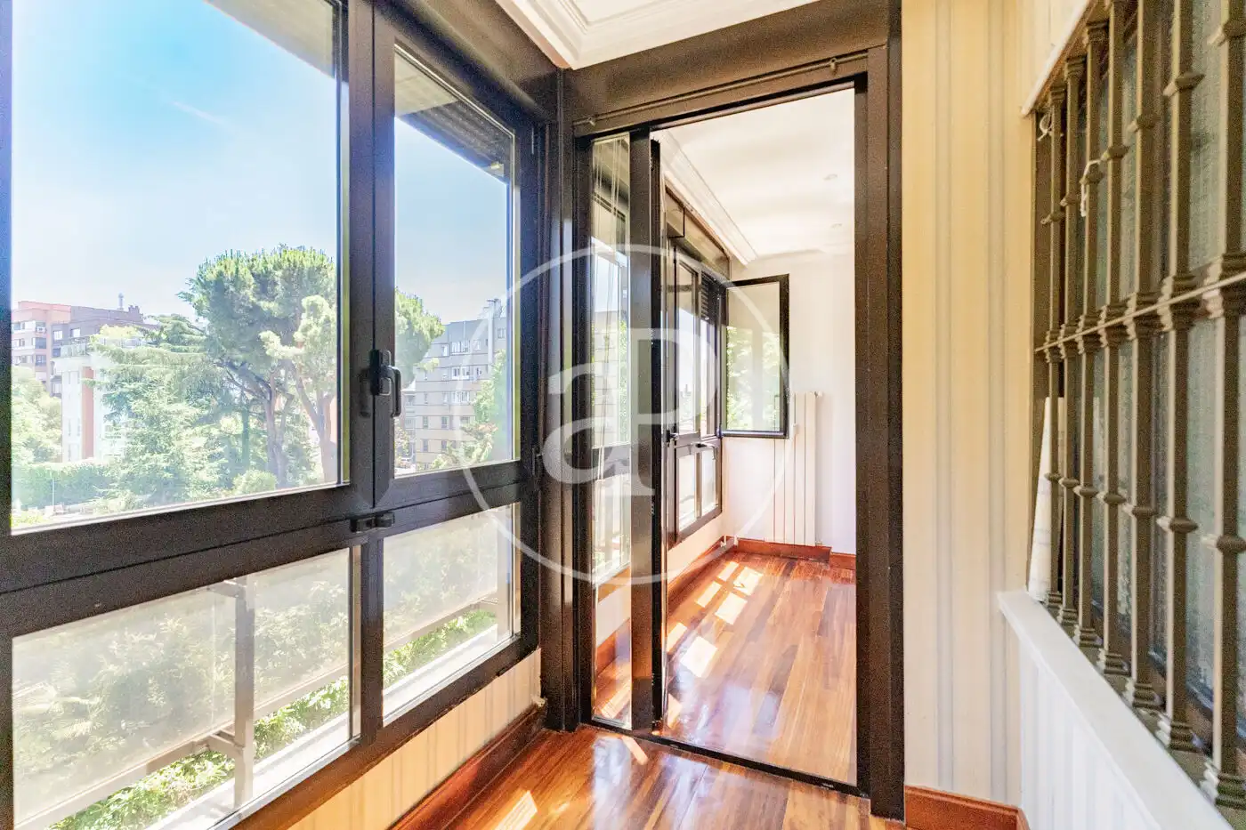 Habitación de Piso de alquiler en Madrid con Aire acondicionado, Calefacción y Jardín privado