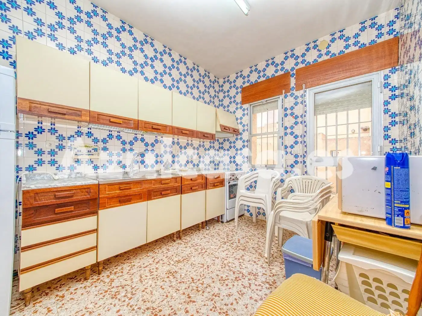 Cuina de Casa o xalet en venda en Cartagena amb Jardí privat, Terrassa i Traster