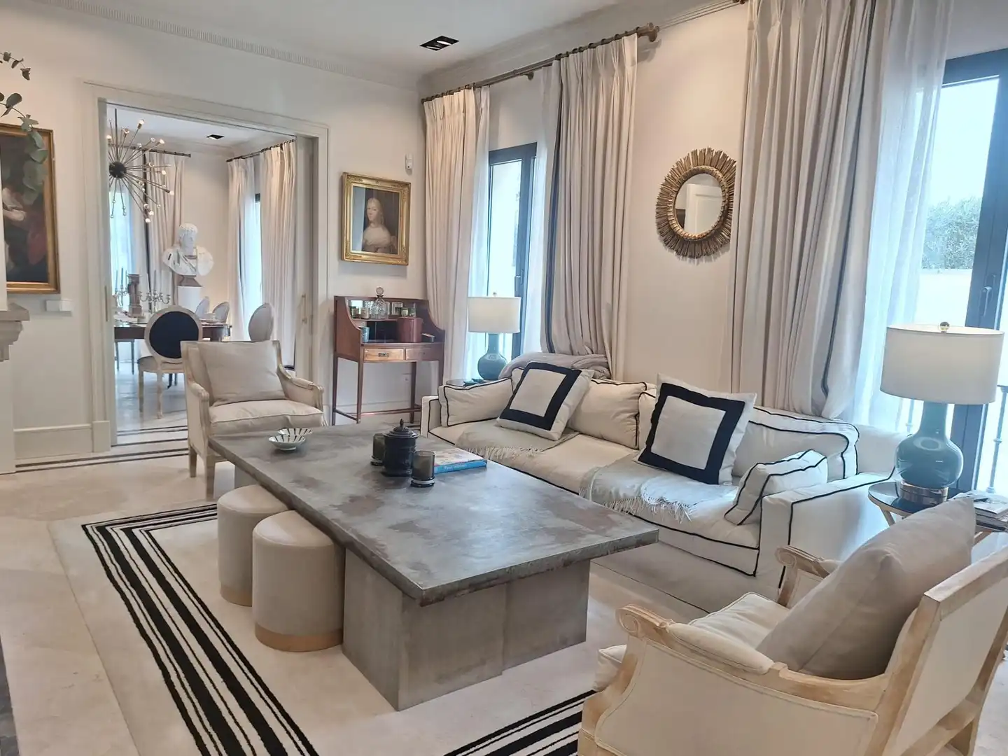 Wohnzimmer von Haus oder Chalet zur Miete in Madrid mit Klimaanlage, Heizung und Privatgarten