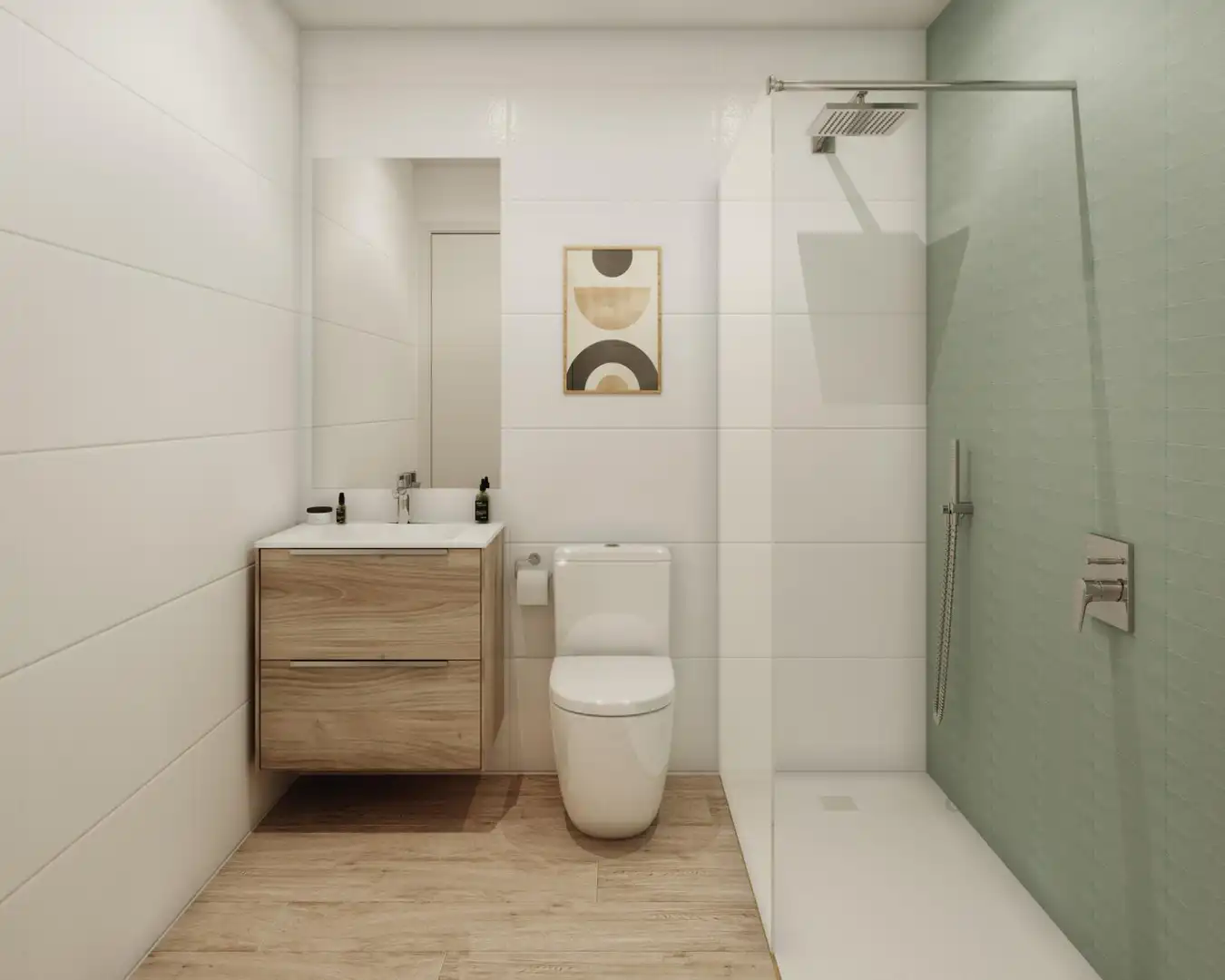 Baño de Casa adosada en venta en Vinaròs con Aire acondicionado, Calefacción y Jardín privado