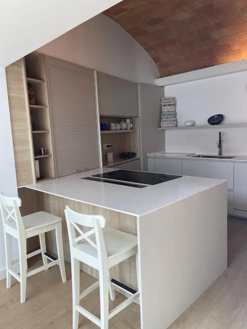 Cocina de Casa o chalet en venta en Sant Feliu de Guíxols con Aire acondicionado, Calefacción y Parquet