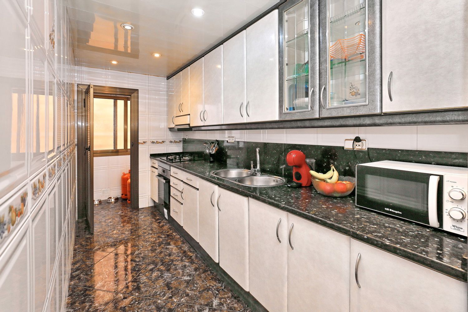 Kitchen of Flat for sale in  Barcelona Capital  with Air Conditioner, Furnished and Oven