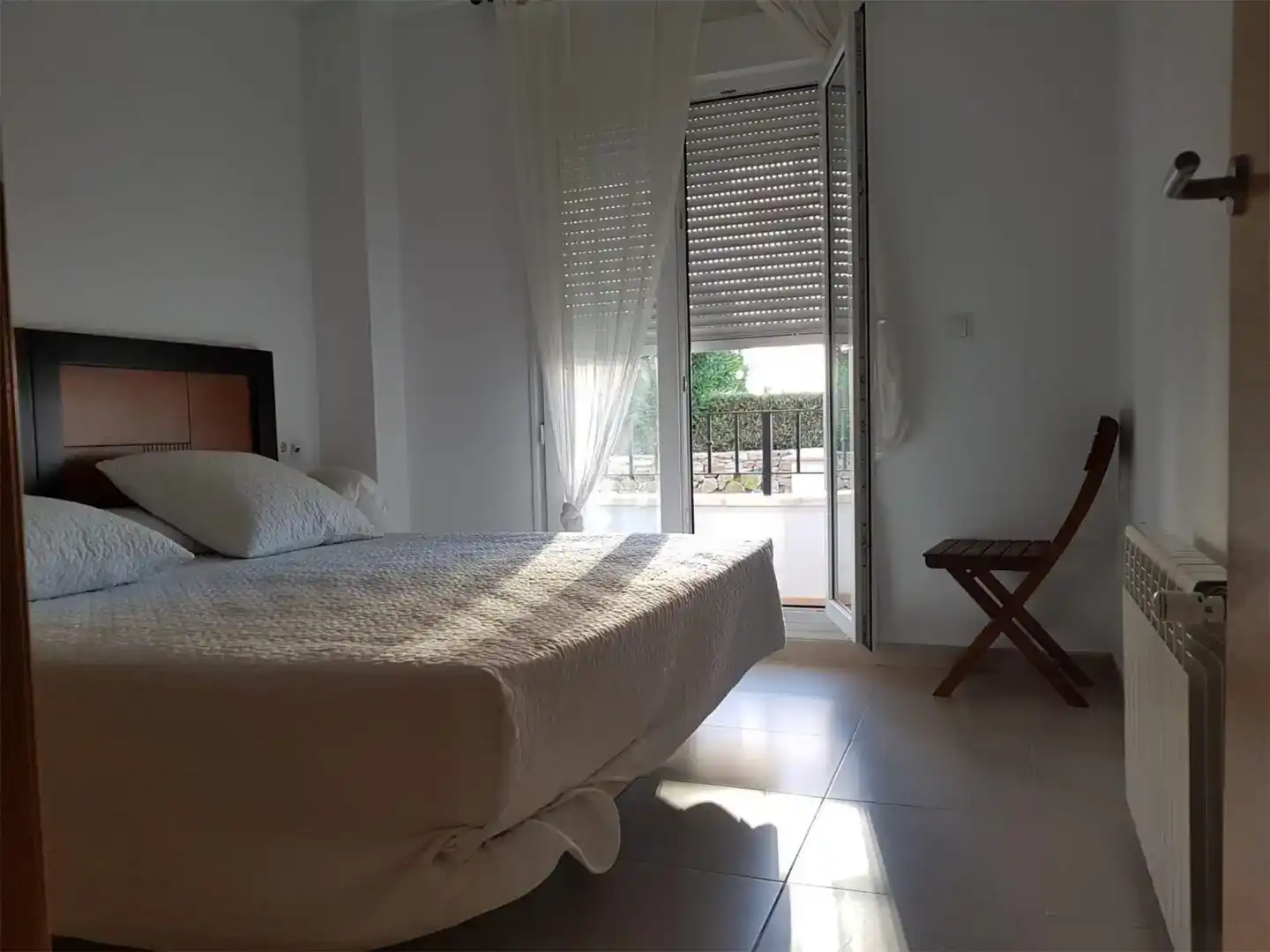 Dormitori de Apartament en venda en Murcia amb Aire condicionat, Jardí privat i Parquet