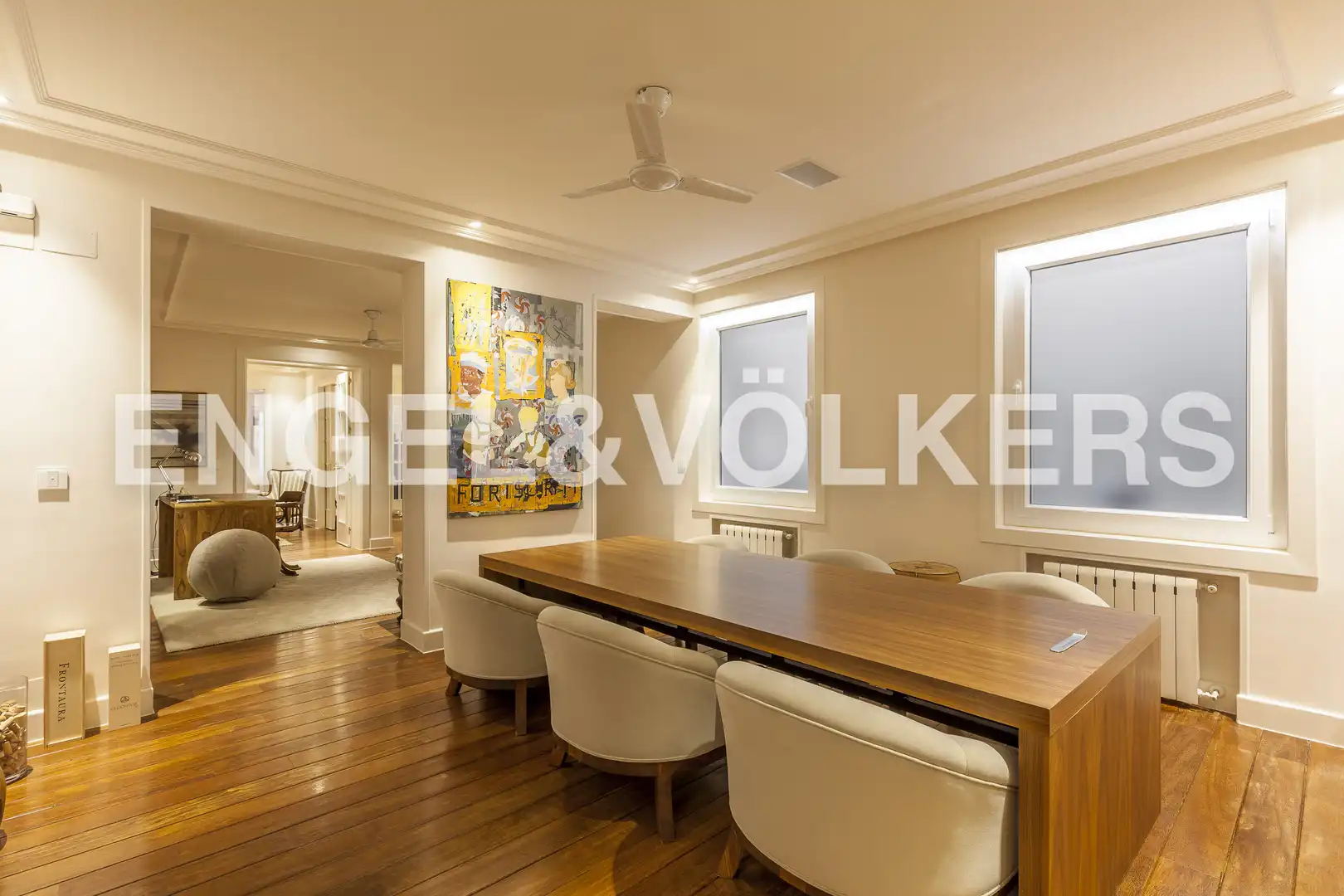 Menjador de Apartament en venda en Madrid amb Aire condicionat, Calefacció i Parquet