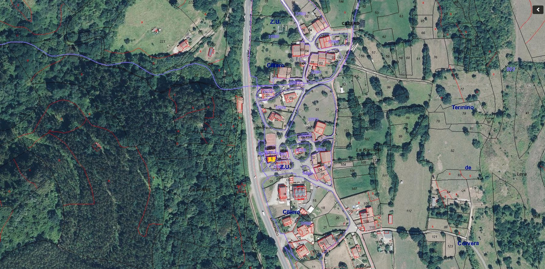 Vista exterior de Casa adosada en venda en Corvera de Toranzo amb Calefacció, Jardí privat i Traster