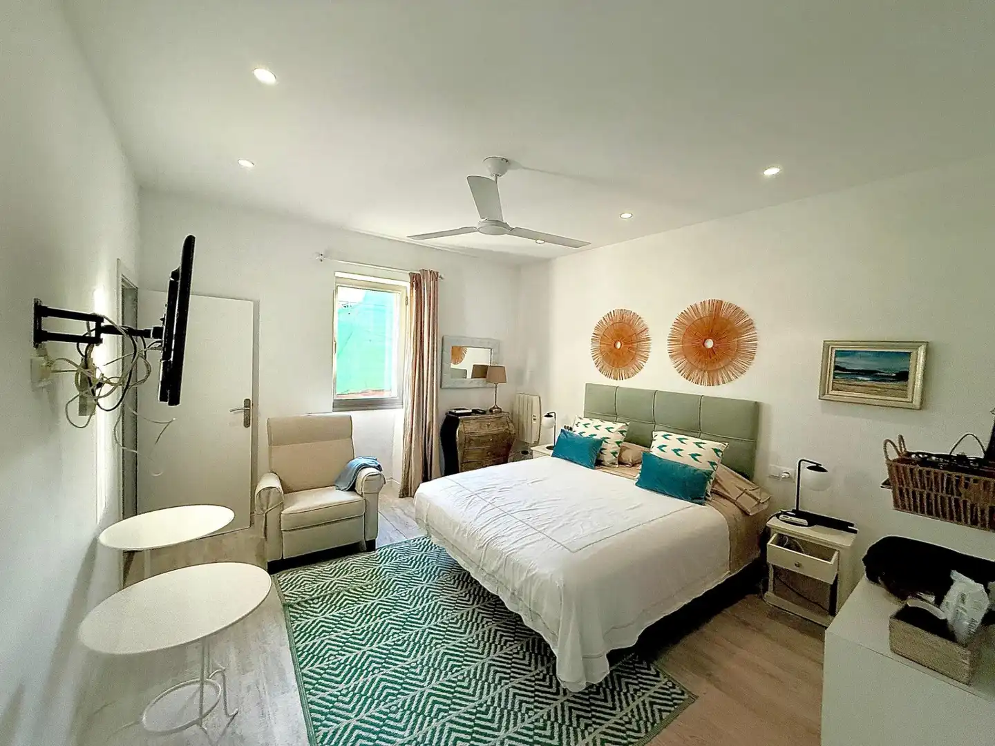 Schlafzimmer von Einfamilien-Reihenhaus zur Miete in Felanitx mit Klimaanlage, Heizung und Terrasse
