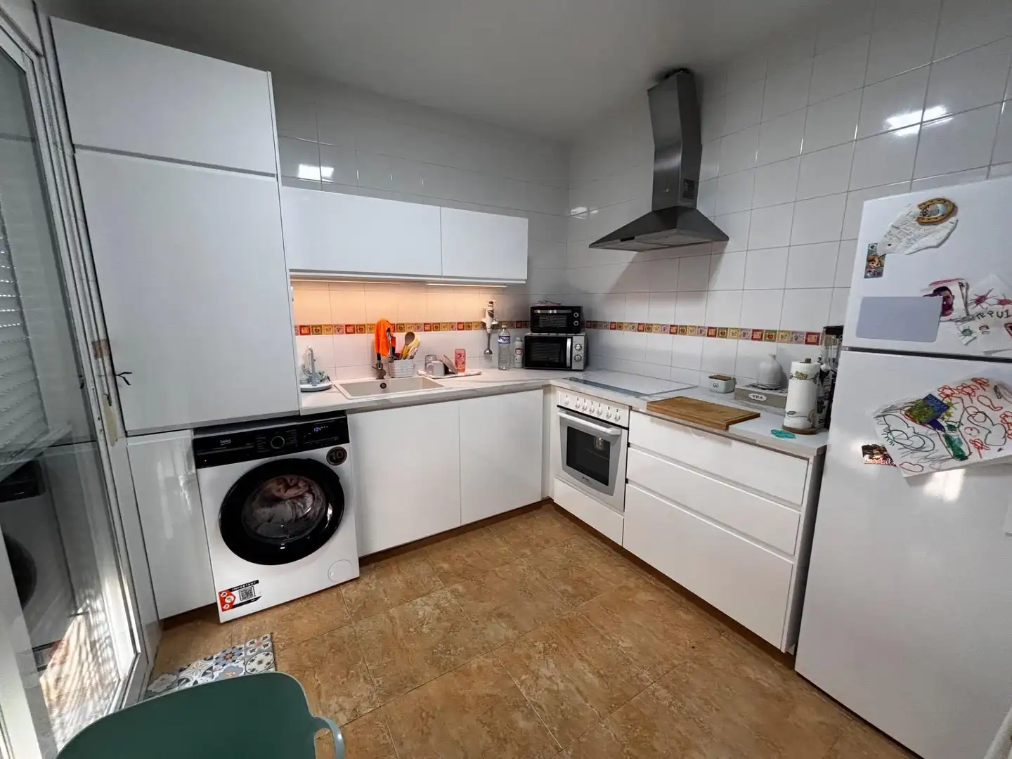 Cocina de Casa adosada en venta en Torre-Pacheco con Aire acondicionado, Jardín privado y Terraza