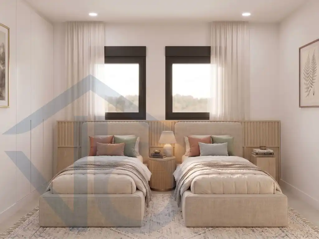 Bedroom of Houses for sale in Lorca  with Air Conditioner, Private garden and Terrace