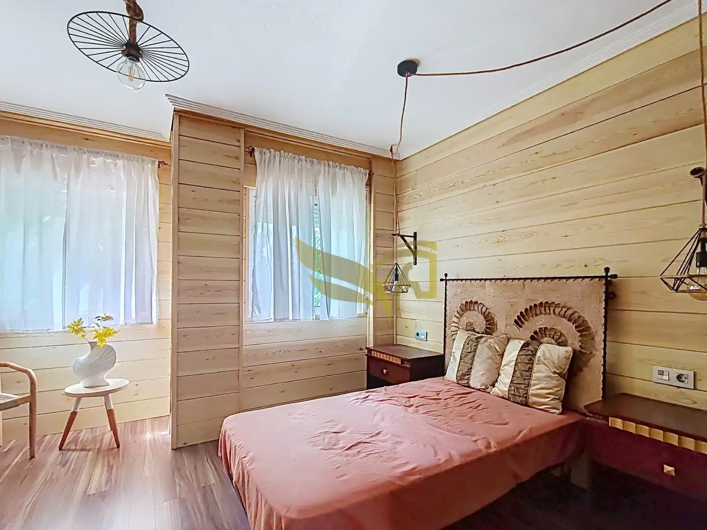 Habitación de Casa adosada en venta en Murcia con Aire acondicionado, Jardín privado y Parquet