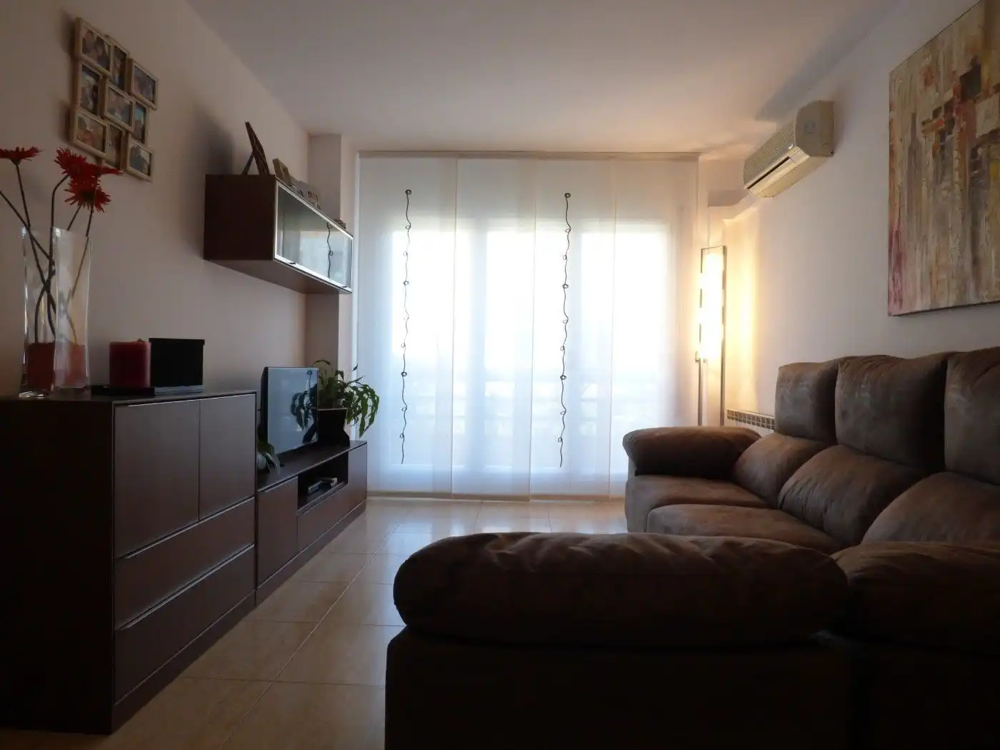Sala de estar de Piso en venta en Salt con Aire acondicionado, Calefacción y Terraza