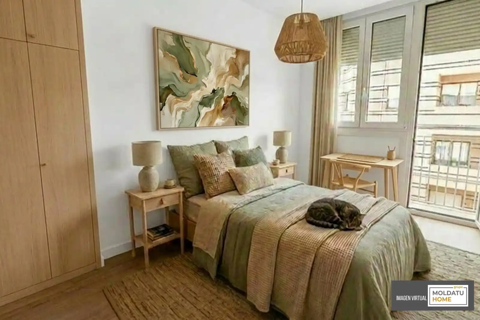 Bedroom of Flat for sale in Bilbao   with Heating and Terrace