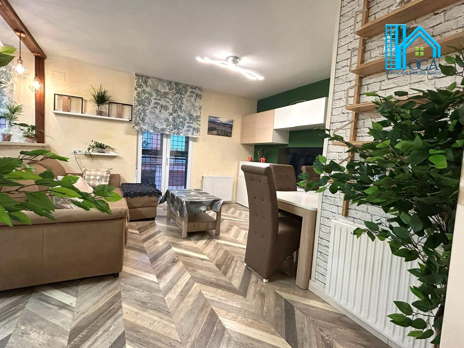 Living room of Flat for sale in  Madrid Capital  with Air Conditioner, Terrace and Storage room