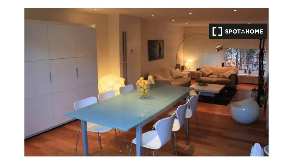 Dining room of Flat for rent in Sevilla  with Air Conditioner, Heating and Furnished