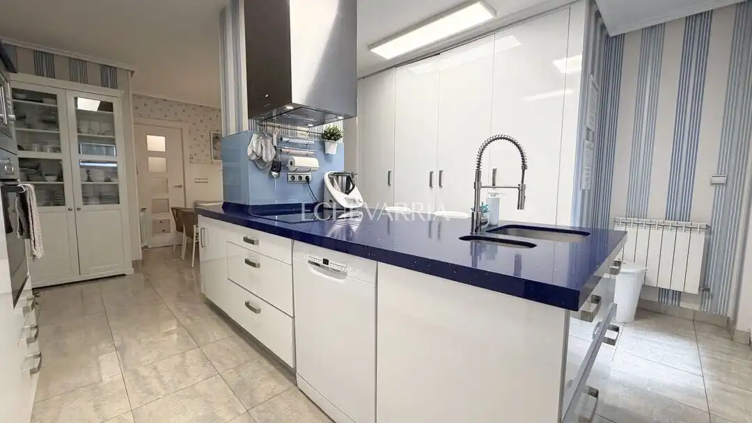 Cocina de Piso en venta en Leioa con Calefacción, Jardín privado y Terraza