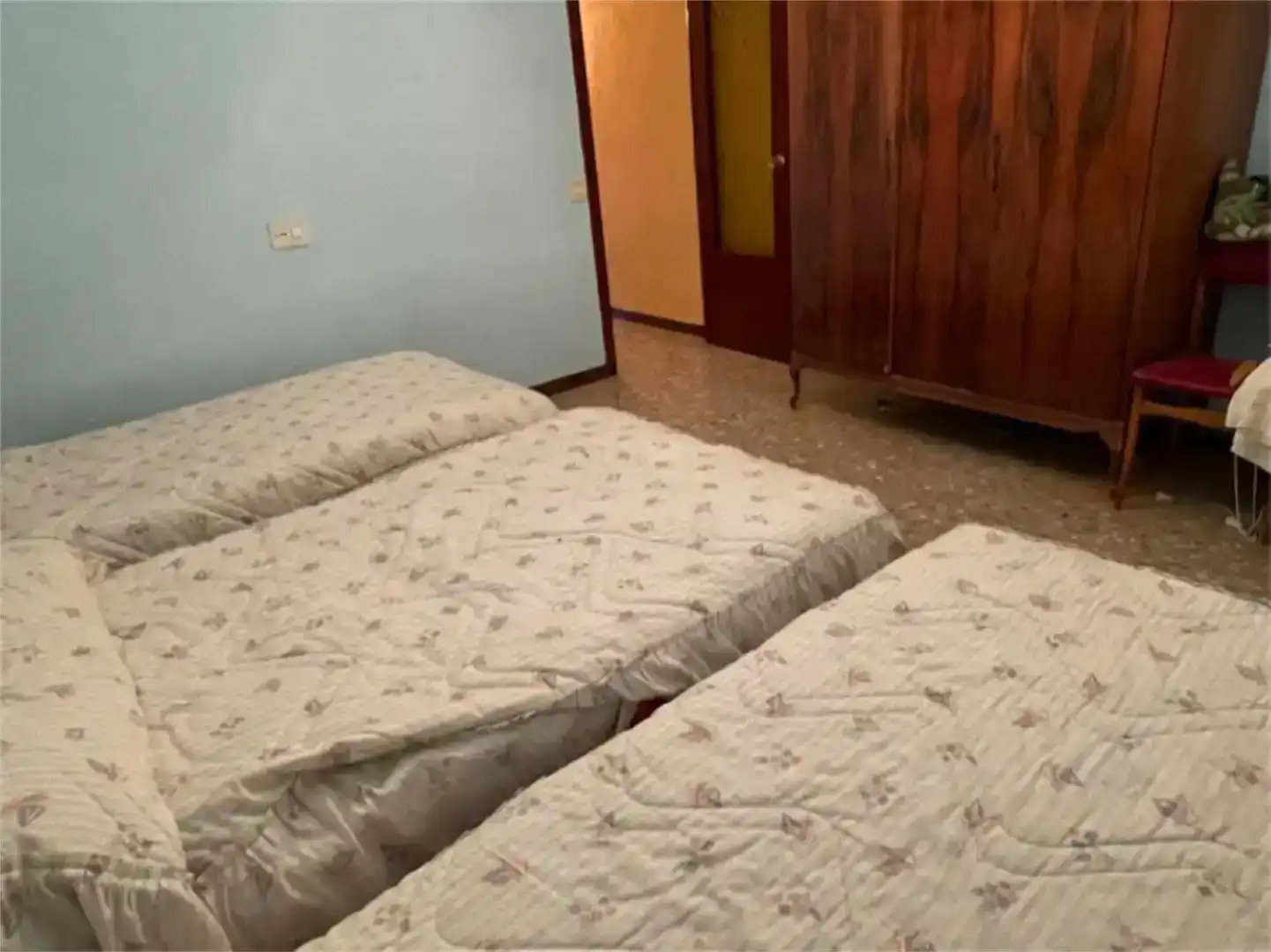 Schlafzimmer von Wohnung zum Verkauf in Paniza mit Abstellraum, Möbliert und Ofen