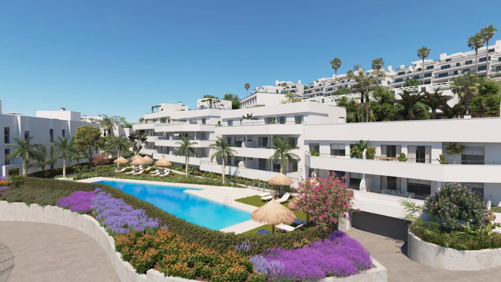 Vista exterior de Apartament en venda en Estepona amb Aire condicionat, Calefacció i Terrassa