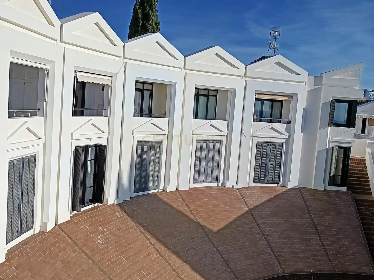 Außenansicht von Maisonette zum Verkauf in Calpe / Calp mit Klimaanlage, Waschmaschine und Balkon